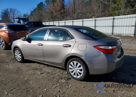 2014 Toyota Corolla L z USA, uszkodzony, nr VIN 2T1BURHE1EC162024